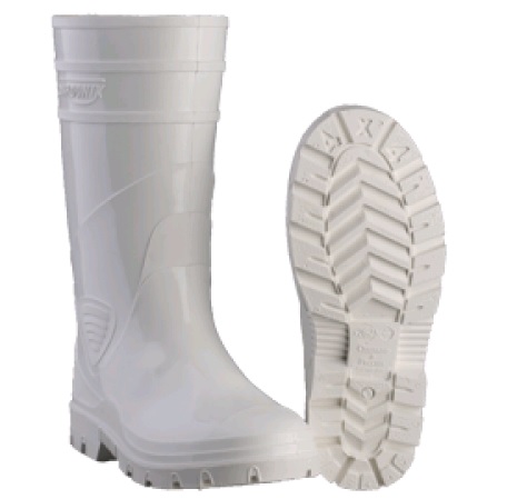 Сапоги рабочие мужские "Внедорожник 4*4" из ПВХ белые, арт. 165-03Б