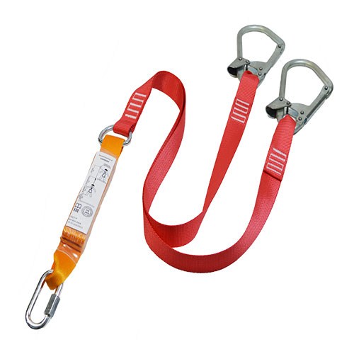 Строп аАд+Кс (исп.3) - двойной строп из ленты с амортизатором, с двумя большими монтажными и соедини