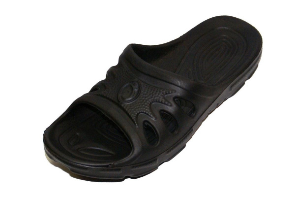 Сланцы мужские "Классика" ЭВА, черные (Жанетт)