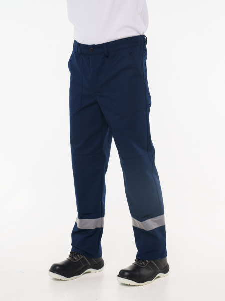 Брюки рабочие мужские №111 тёмно-синий СОП (ЧЗ)