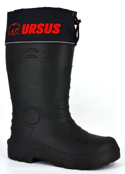 Сапоги ЭВА 965 НППС (URSUS) мужские, комп. подносок и стелька, с надст., утепл., черные (-40°С)