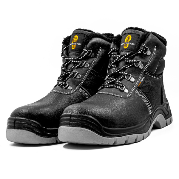 Ботинки защитные утепленные на ПУ/ПУ подошве с металлическим подноском арт.4208МТ ЗападБалтОбувь