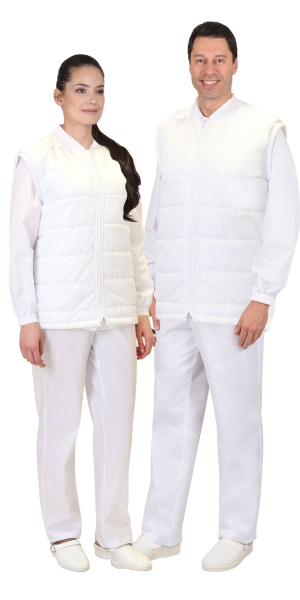 Жилет "МИШЛЕН" универсальный белый   (ЧЗ)