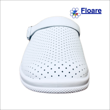 Сабо мужские, белые, арт. 95380108 ИОНЕЛ нат. кожа, натуральная стелька Молдшуз