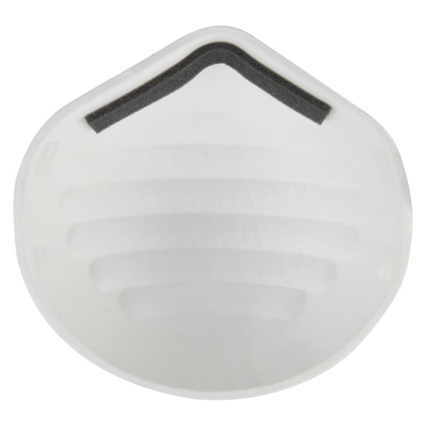 JM-8610 Mircon Полумаска противоаэрозольная без клапана, чашеобразная, класс защиты FFP1 NR D, в упаковке 20 шт (описание на 2 уровне)