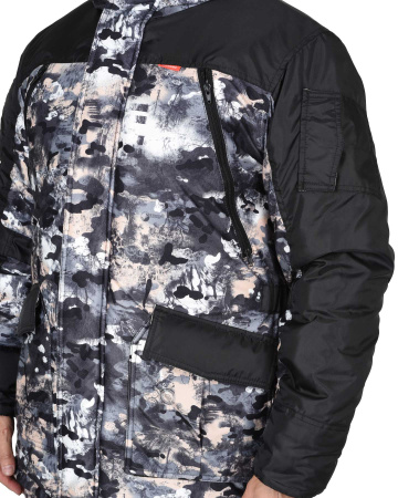 Костюм "Тундра" зимний: куртка, п/комб. (тк.Алова) КМФ Полигон