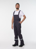 Полукомбинезон рабочий мужской №112 тёмно-серый СОП