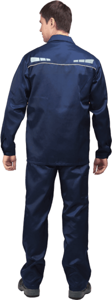 Костюм ОПЕРАТОР летний, т/синий, смесовая (Куртка, п/к) Кос 005 (ЧЗ)