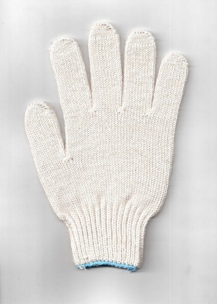 Перчатки ХБ 3-х кл.7,5, Без ПВХ