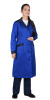 Халат "Сириус-ТЕХНОЛОГ" женский (тк. смесовая) василёк с тёмно-синим