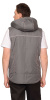 Жилет "АЛЕКС" (на подкладке тафетта) с капюшоном темно-серый (ЧЗ)