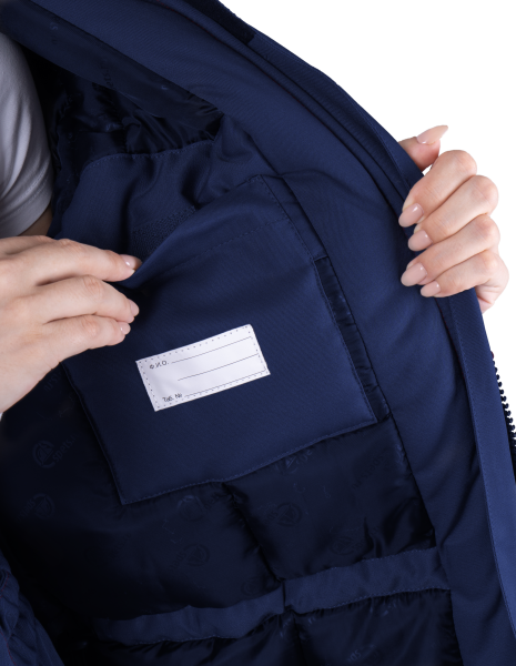 Костюм КМ-10 ЛЮКС зимний 3-4 класс, синий-василек, женский, куртка/брюки Кос 236