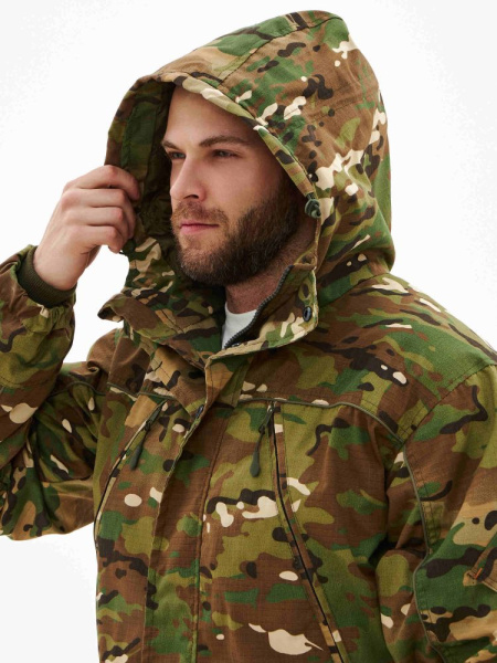 Костюм демисезон "ГЕРКОН-ВЕСНА/ОСЕНЬ" куртка/брюки цвет: Мультикам, ткань: Рип-стоп