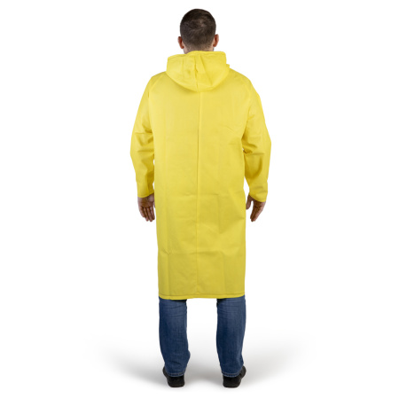 JRC01 Водонепроницаемый плащ (дождевик) из нетканого материала 100% полиэтилен (желтый)