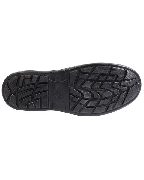 Туфли мужские на резинке  черные иск. кожа 