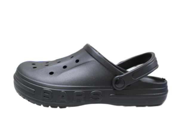 Сабо из ЭВА, артикул С-01, черный, с перфорацией БАРС