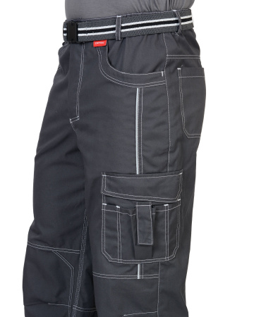 Брюки "Престиж" цв.т.серый, тк.Rodos (245гр.кв.м)