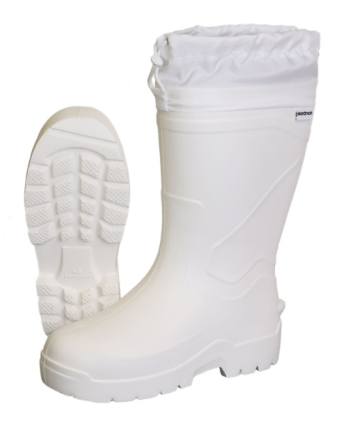 Сапоги из ЭВА Nordman Active S с манжетой, МБС КЩС, утепленные, белые (5-1024-W03)