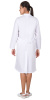 Халат "Лиза" женский белый с бирюзовым (ЧЗ)