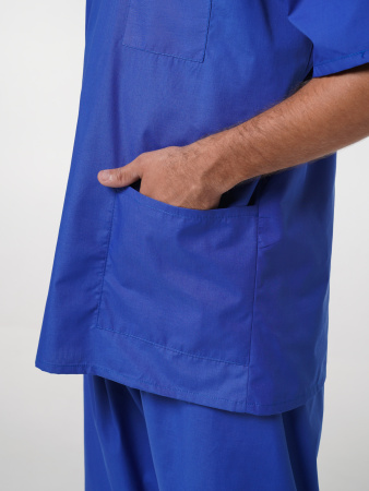 Костюм рабочий универсальный №104 (куртка, брюки) василек, ткань смесовая