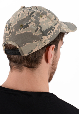 Бейсболка цвет: кмф "Серый легион", ткань: Рип-Стоп