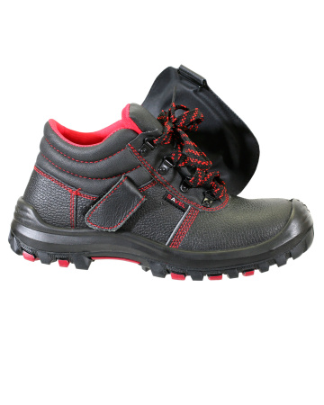 Ботинки "Сварщик-Сириус/ю", кожа, МП, ПУ-Нитрил