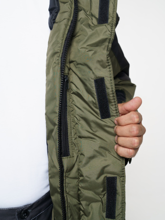 Куртка "ЕВРОПА" оливковая с чёрным (ЧЗ)