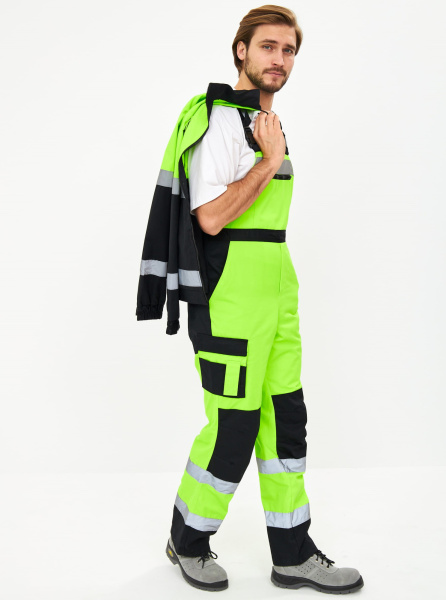 Костюм сигнальный ProfLine Specialist-2 МВО (тк.Смесовая,240) п/к, желтый/черный