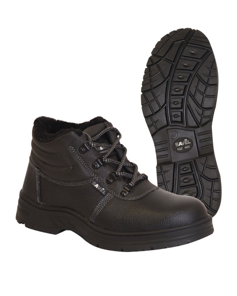 Ботинки "Сириус-Титан", кожа, МП, иск. мех, Нитрил